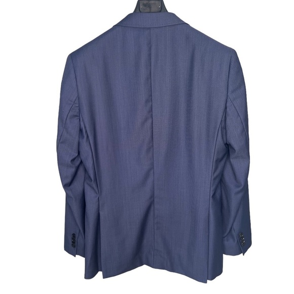 Ted baker Endurance Jay ct blue wool men’s sport coat size 42 regular flawed - Picture 2 of 9